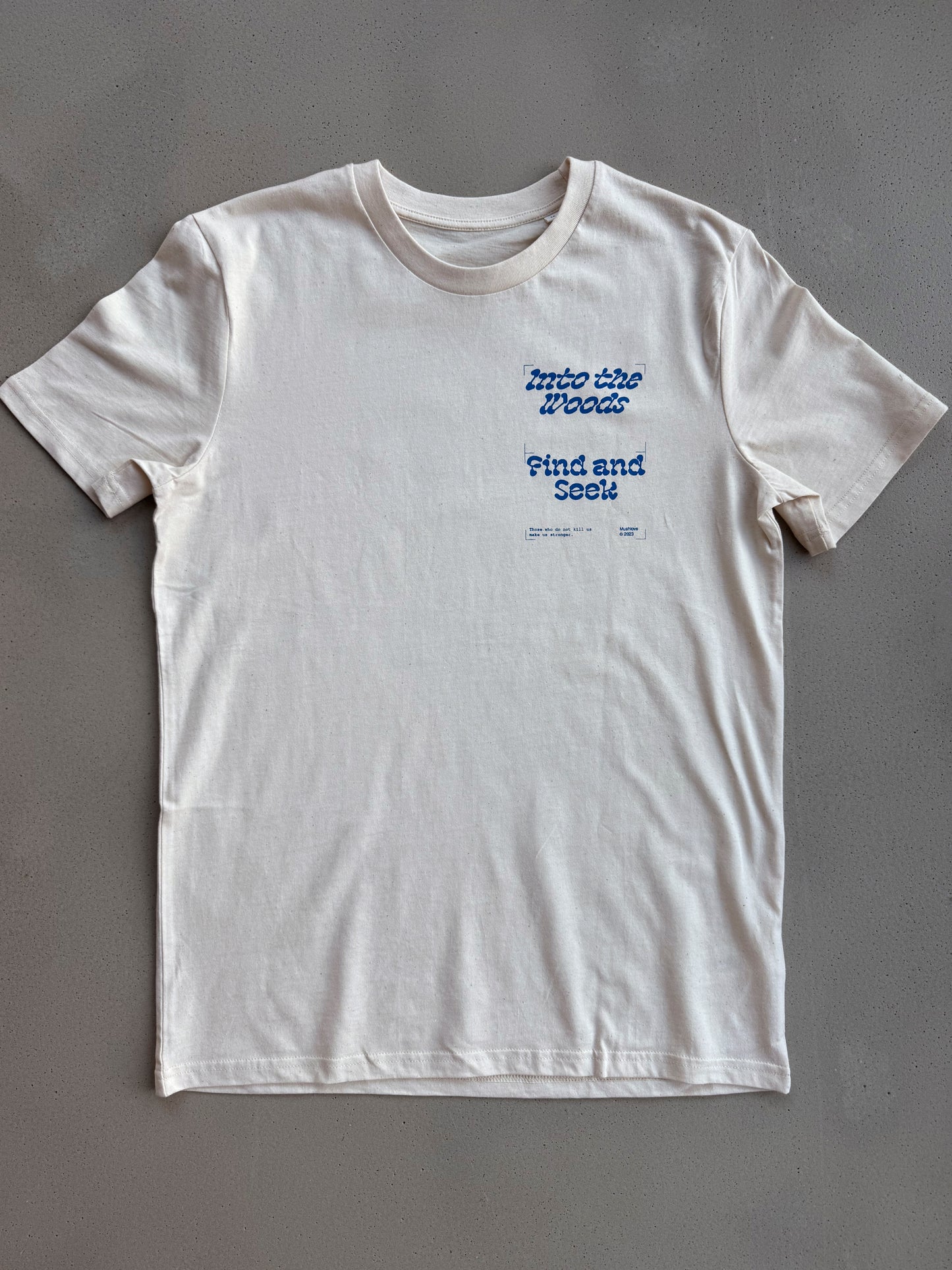 Mushroom Shirt "Oyster"// Into the Woods- Find and Seek natural white/creme