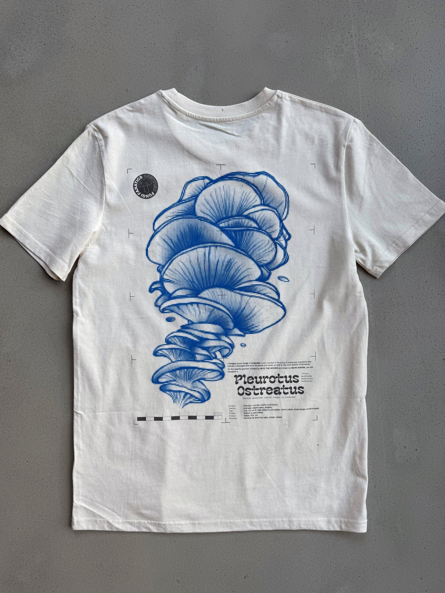 Mushroom Shirt "Oyster"// Into the Woods- Find and Seek natural white/creme