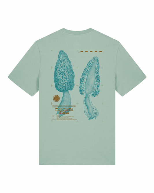 Mushroom Shirt "Morel "// Into the Woods- Find and Seek Petrol // Aloe