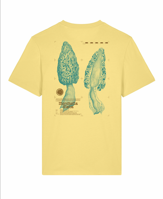 Mushroom Shirt "Morel "// Into the Woods- Find and Seek Petrol // Viva Yellow