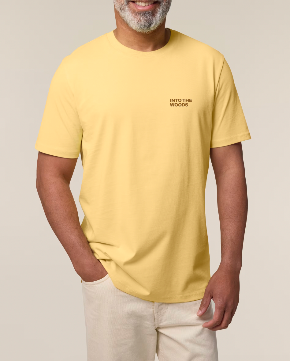 Mushroom Shirt "Morel "// Into the Woods- Find and Seek Petrol // Viva Yellow