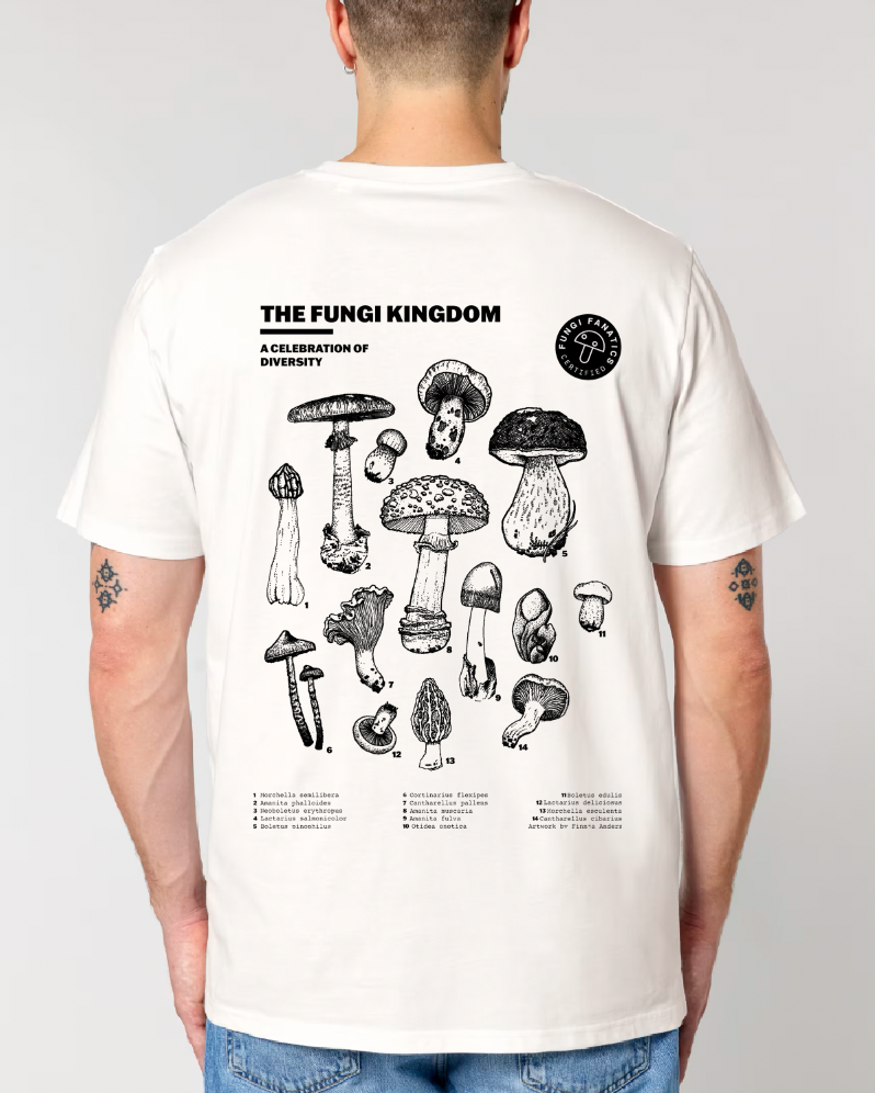 Mushroom Shirt "Fungi Kingdom" Off White