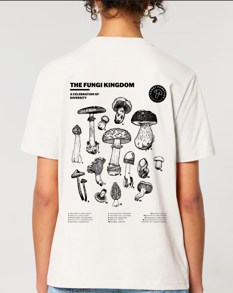Mushroom Shirt "Fungi Kingdom" Off White