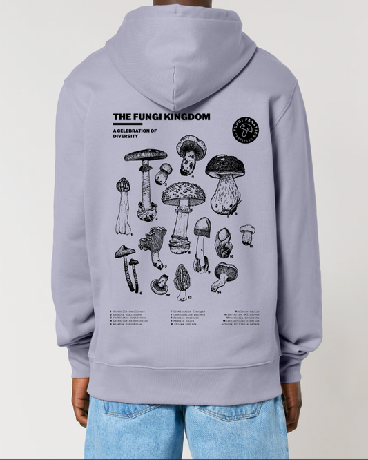 Hoodie "Fungi Kingdom" Lavender