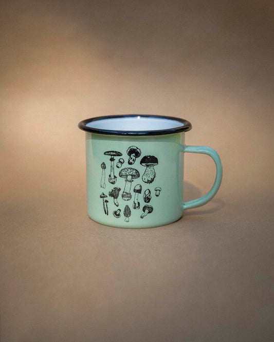 TASSE Motiv "Fungi Kingdom" von Finnja Anders CREMEGRÜN