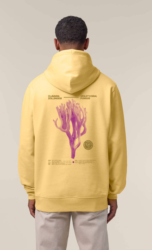 Hoodie "Clavaria zollingeri" VIVA YELLOW, strictly limited to 10 Pcs