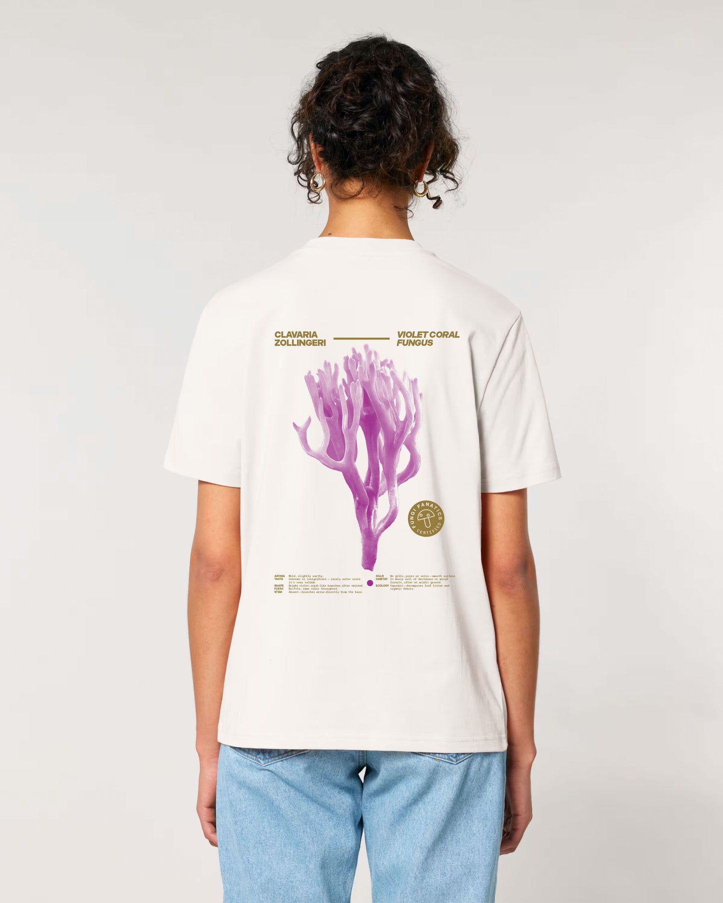 Mushroom Shirt "Clavaria zollingeri"