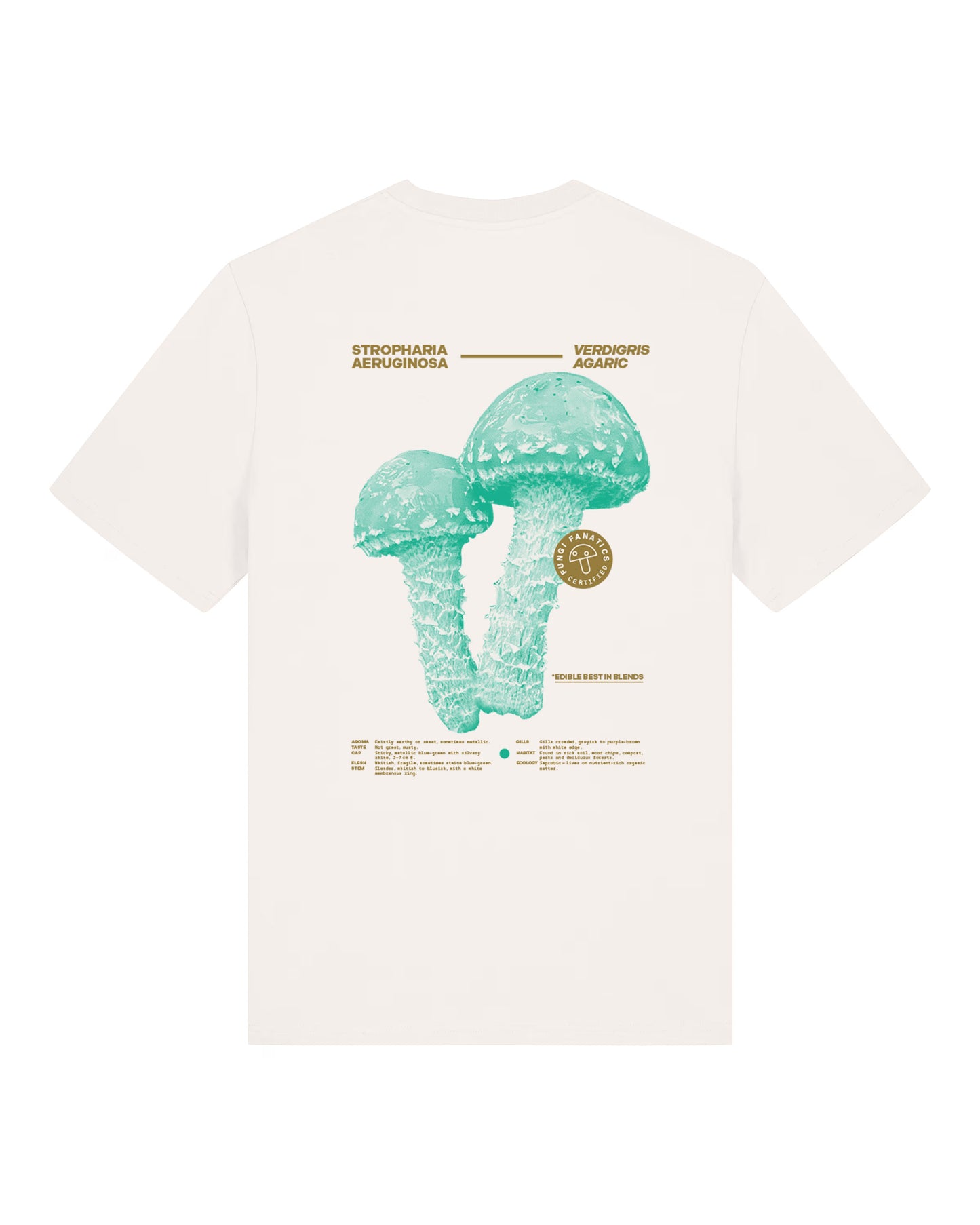 Mushroom Shirt "Stropharia aeruginosa"