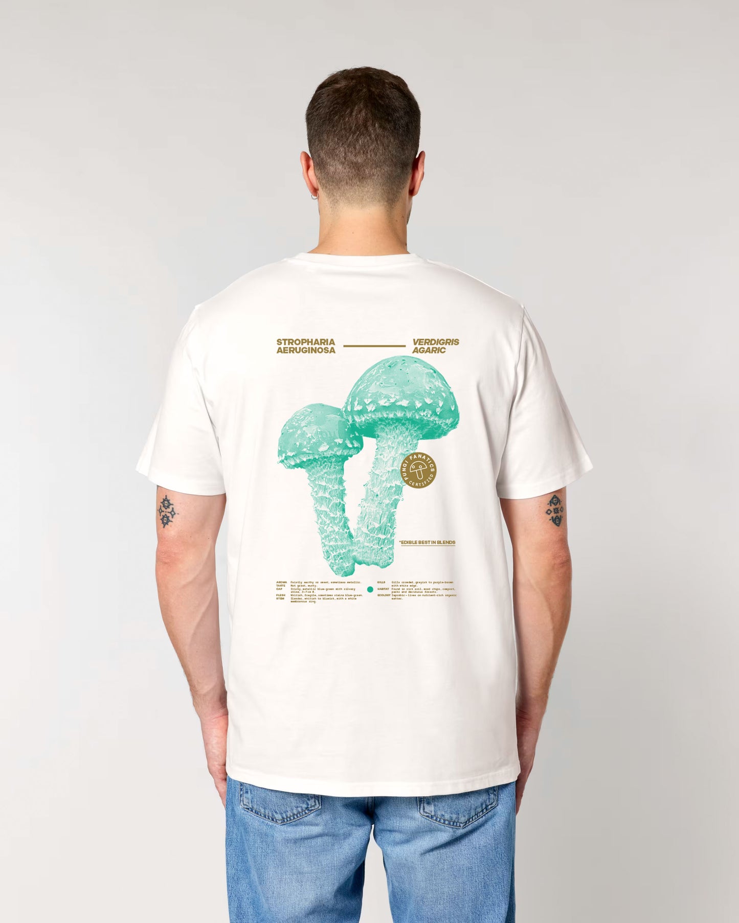 Mushroom Shirt "Stropharia aeruginosa"