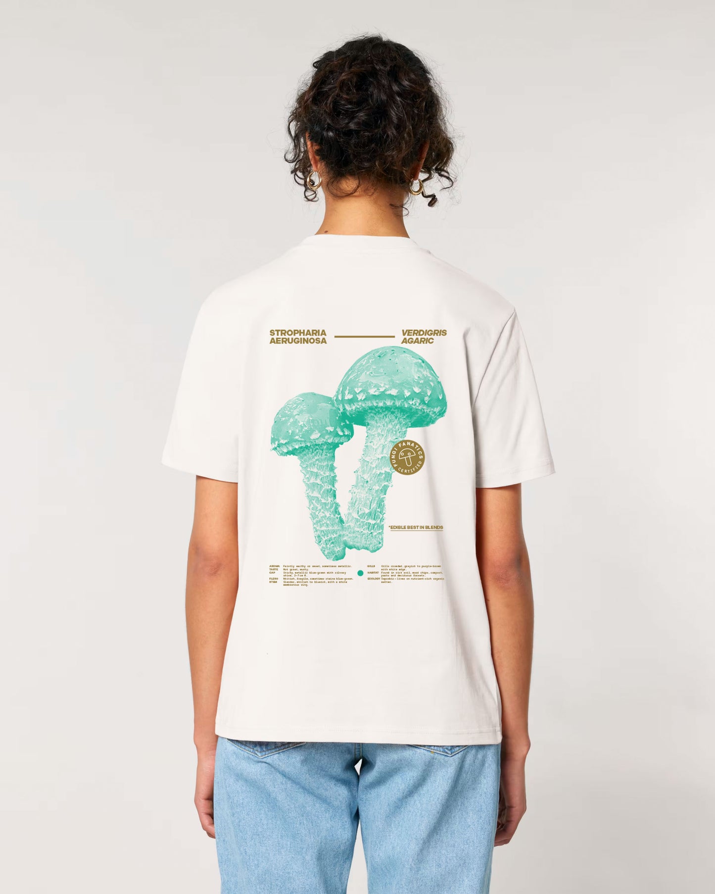 Mushroom Shirt "Stropharia aeruginosa"