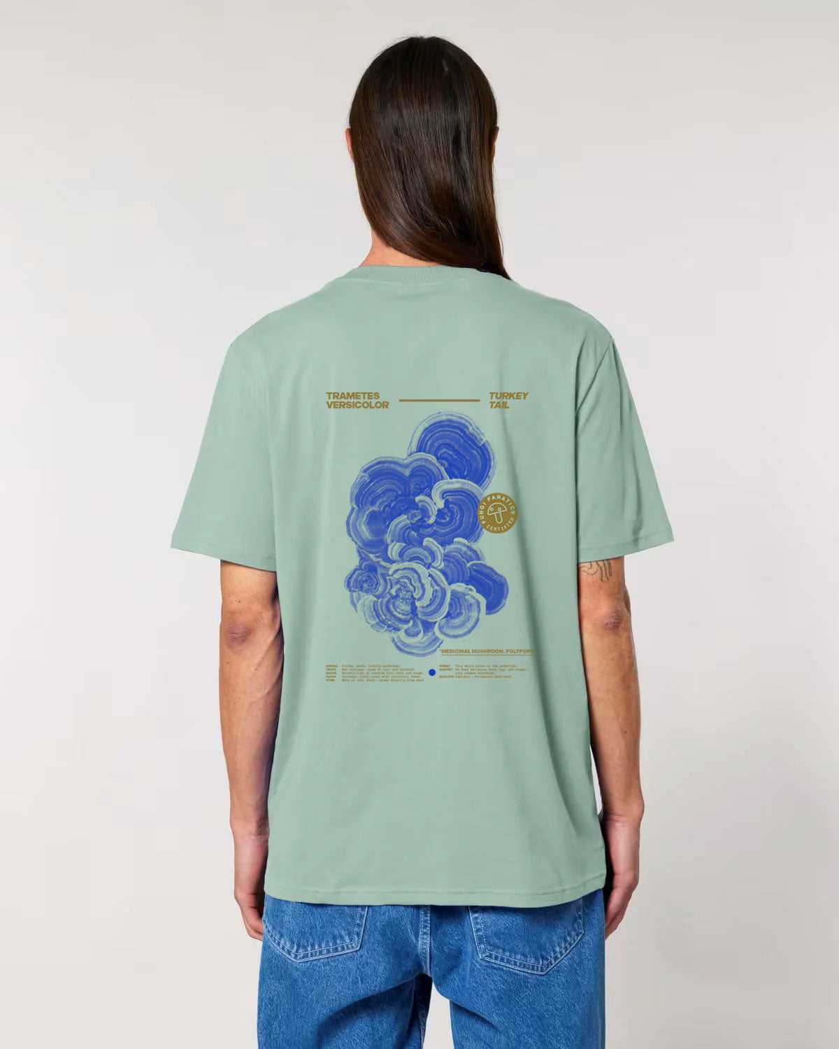 Mushroom Shirt "Trametes versicolor" ALOE