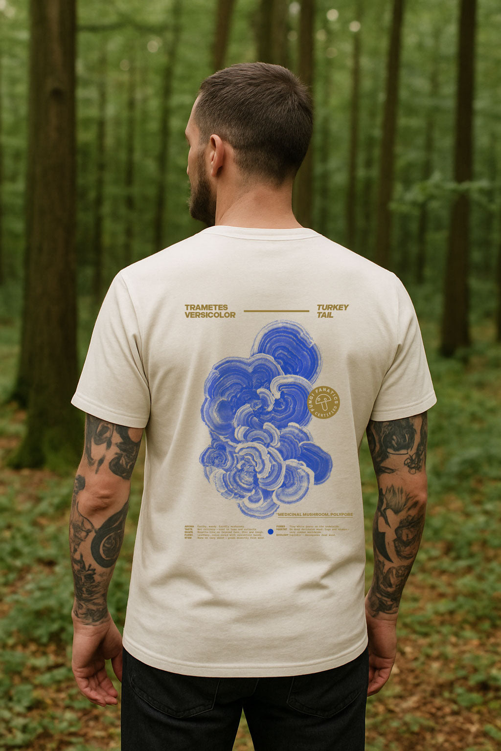 Mushroom Shirt "Trametes versicolor"